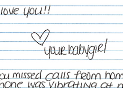 Babygirl Writes Babyboy a Love Letter